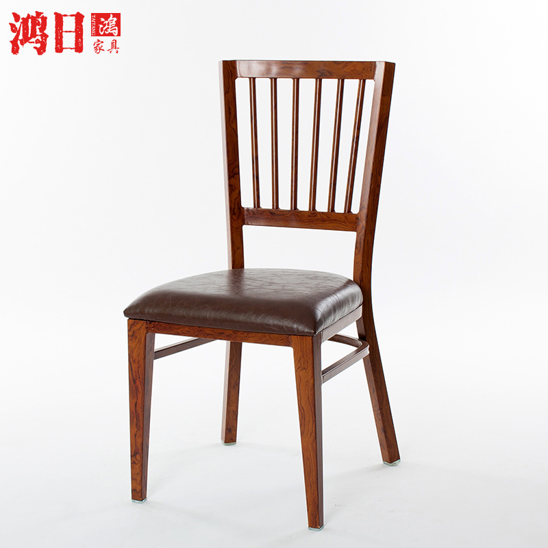 European style solid wood soft chair
