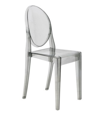 Devil chair Ghost chair Clear resin chair