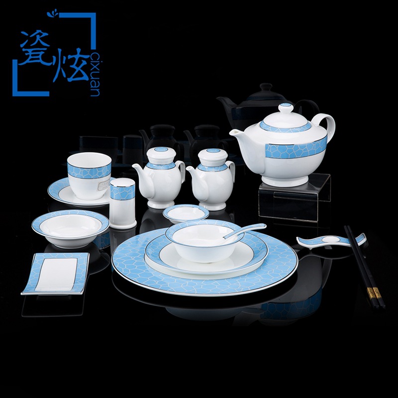 【 Lanshui Cube 】 high-end tableware set