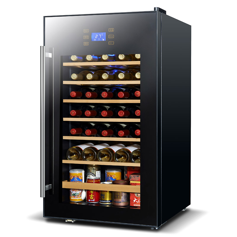 Touch screen compression constant temperature wine cabinet
