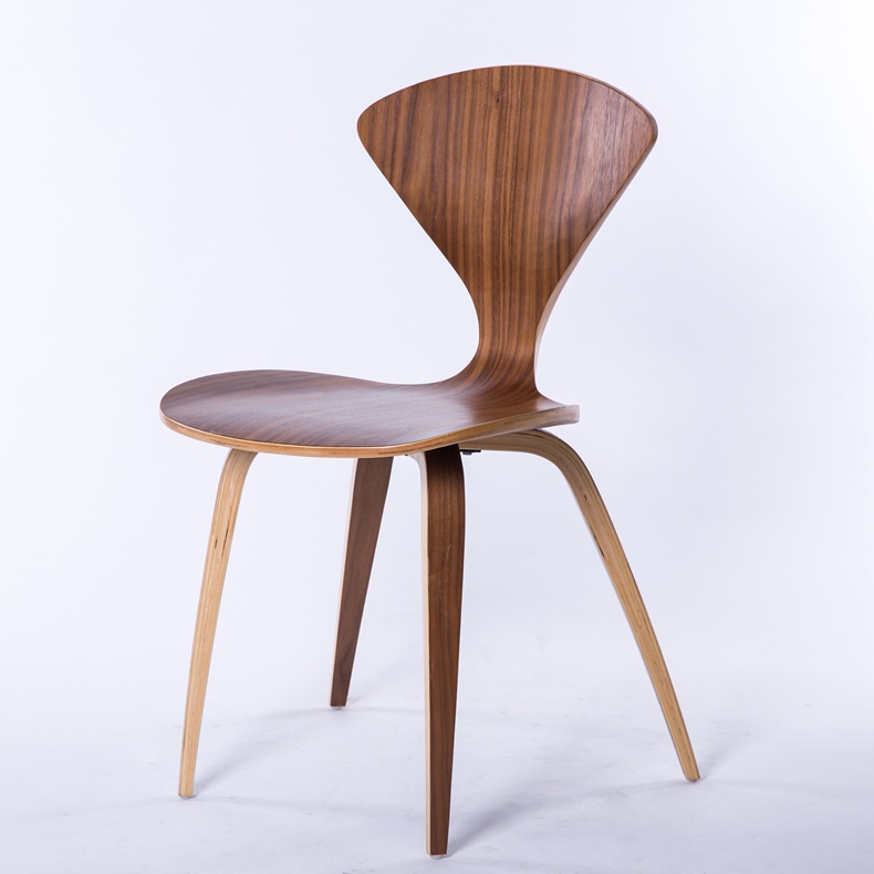 Casual simple wooden chair