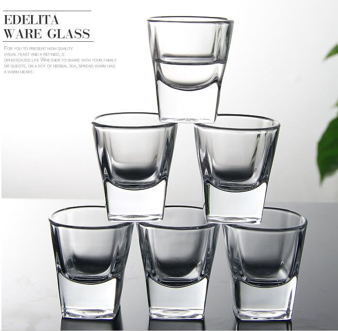 White wine glass shot glass bullet glass