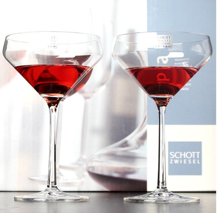 Lead-free crystal glass saucer champagne glass