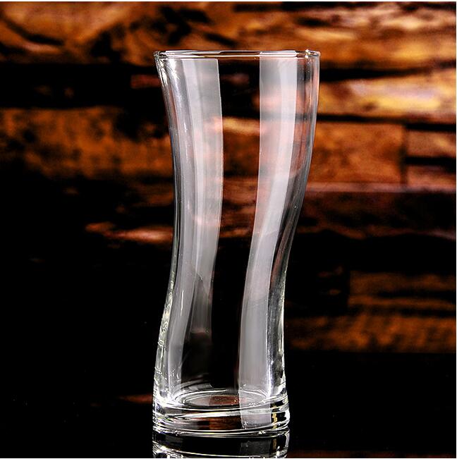 Glass juice shaped cup