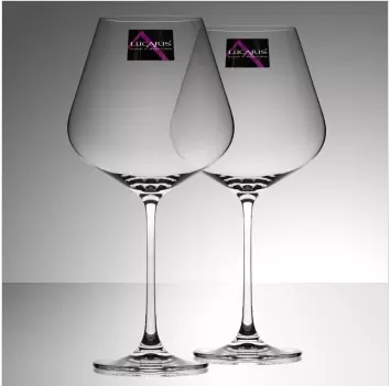 Lead-free crystal goblets