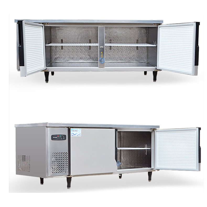 Commercial refrigerated stainless steel refrigeration fresh-keeping table