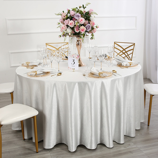 Silver ash grain tablecloth